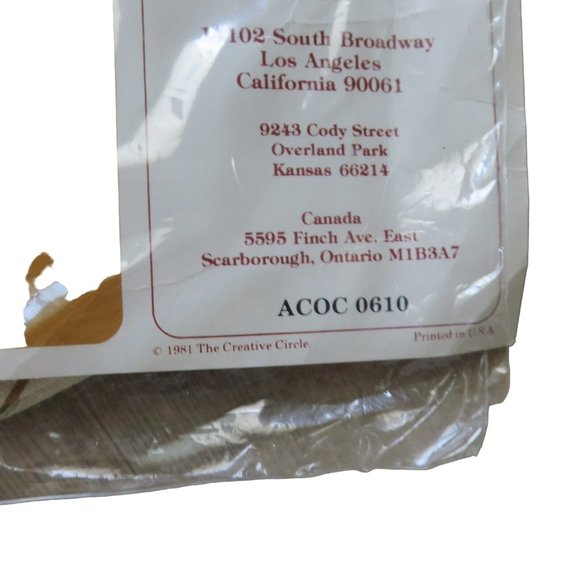 Vintage Creative Circle CLASSIC BOUQUET 0610 New Old Stock USA Made - Picture 4 of 11